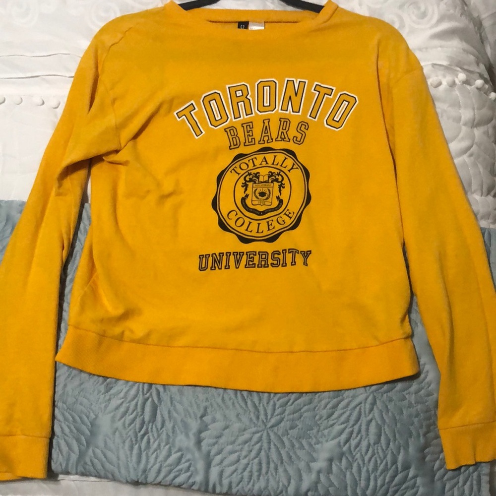 Mustard yellow long sleeve shirt
